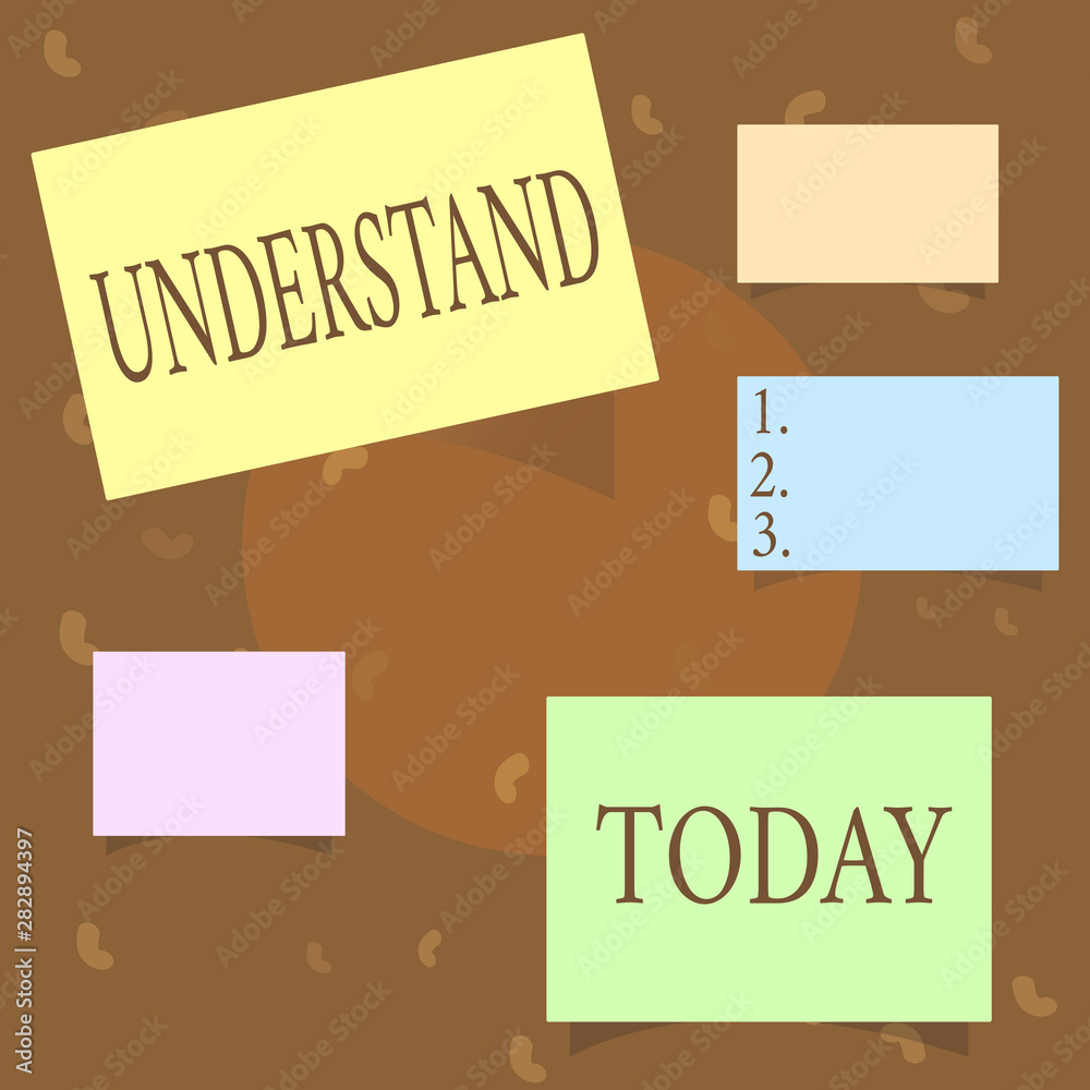 Conceptual hand writing showing Understand. Business photo text Perceive the intended meaning of something Interpret View. Conceptual hand writing showing Understand. Business photo text Perceive the intended meaning of something Interpret View.