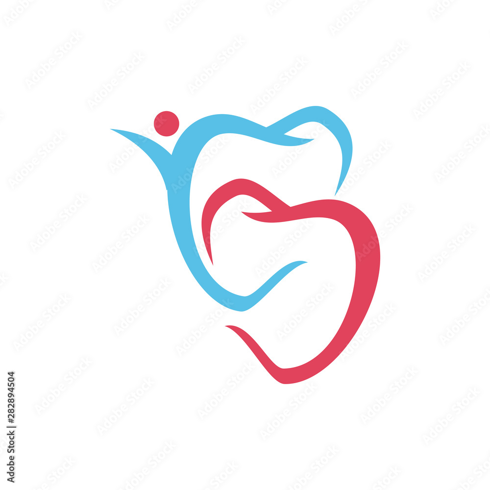 Dental Clinic Logo Tooth abstract design vector template Dental Clinic Logo Tooth abstract design vector template