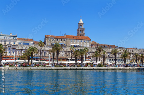 Wallpaper Mural Embankment of the Adriatic Sea in Split, Croatia Torontodigital.ca