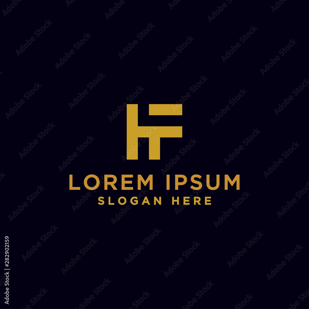 Inspiring company logo designs from the initial letters of the HF logo icon. -Vectors Inspiring company logo designs from the initial letters of the HF logo icon. -Vectors