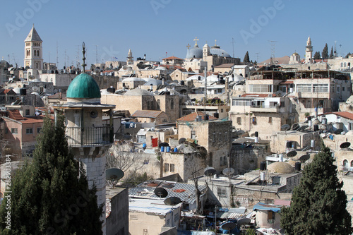 View over the rooftops of East Jerusalem