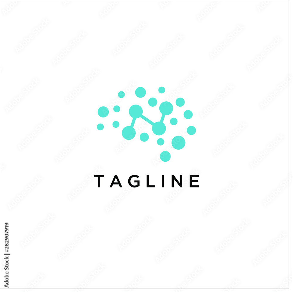 Brain logo / Neuron Nerve or Seaweed logo design inspiration Brain logo / Neuron Nerve or Seaweed logo design inspiration