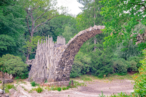 Rakotz Bridge, Azalea and Rhododendron Park in Kromlau photo