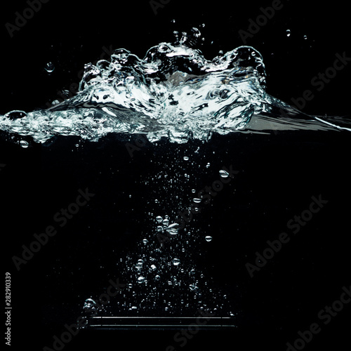 Mobile Phone Water Splash