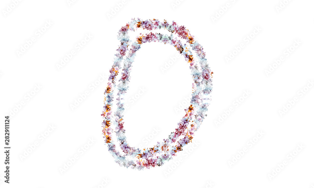 Flower alphabet. Colorful font. Uppercase, lowercase and numbers. Flower alphabet. Colorful font. Uppercase, lowercase and numbers.
