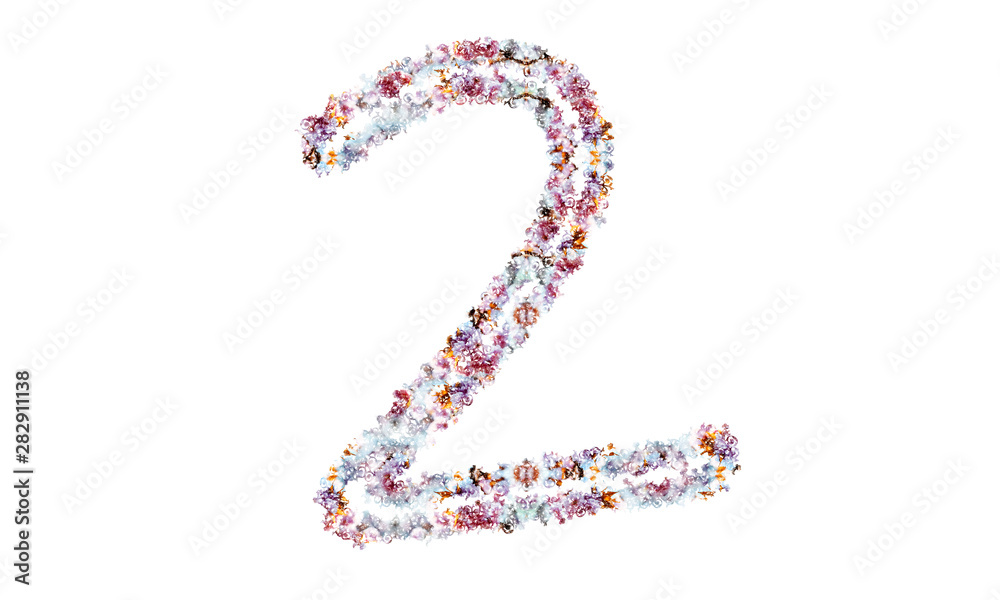 Flower alphabet. Colorful font. Uppercase, lowercase and numbers. Flower alphabet. Colorful font. Uppercase, lowercase and numbers.