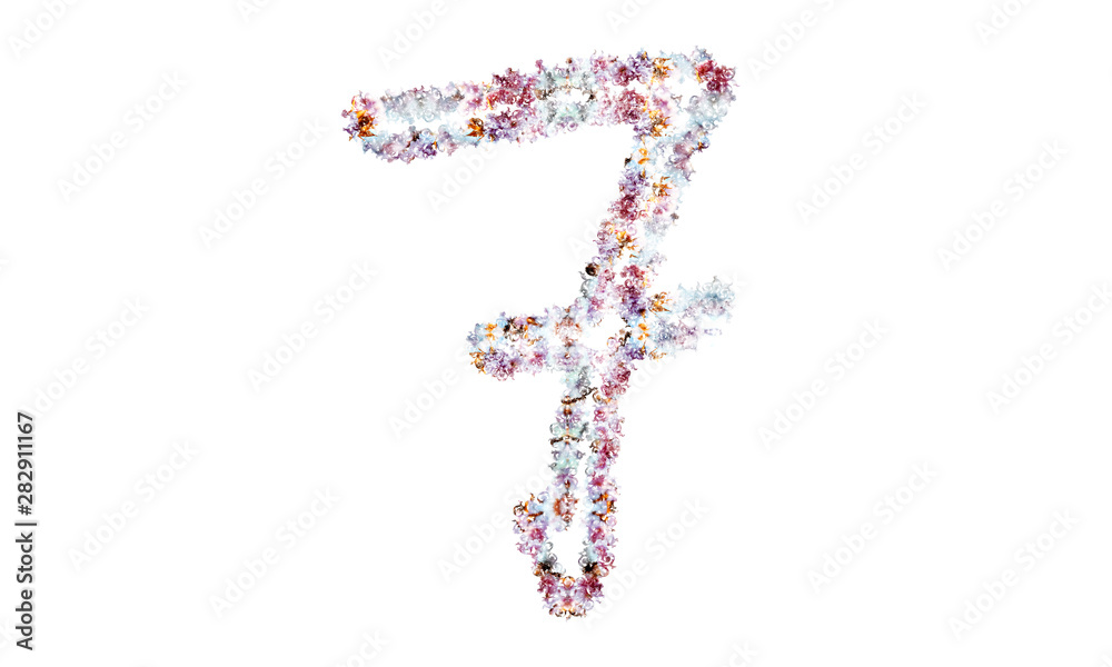Flower alphabet. Colorful font. Uppercase, lowercase and numbers. Flower alphabet. Colorful font. Uppercase, lowercase and numbers.