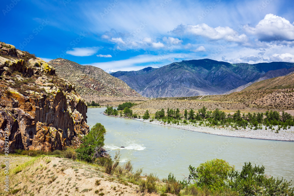 The River Katun. Gorny Altai, Russia