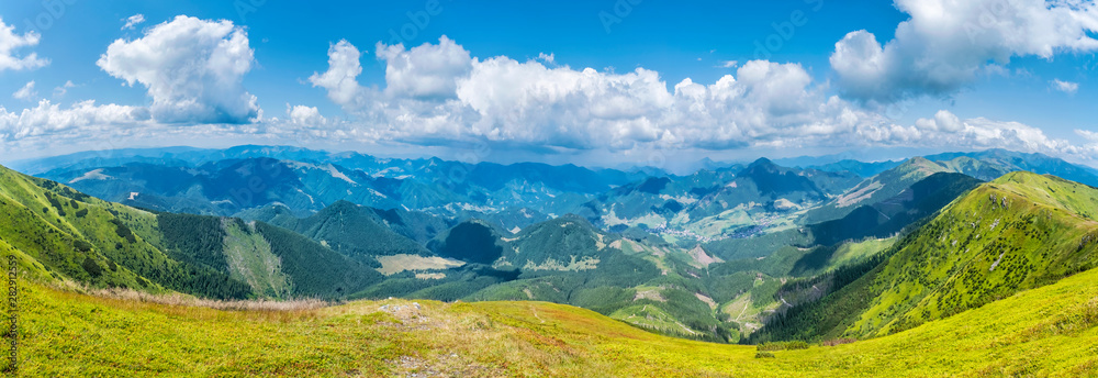 View from Velka Chochula peak, Low Tatras, Slovakia