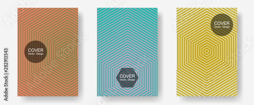 Banner graphics cool vector templates set.