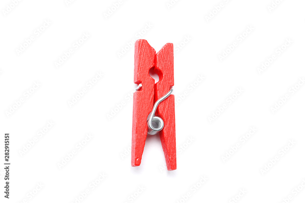 Clothespin isolated on white background Clothespin isolated on white background