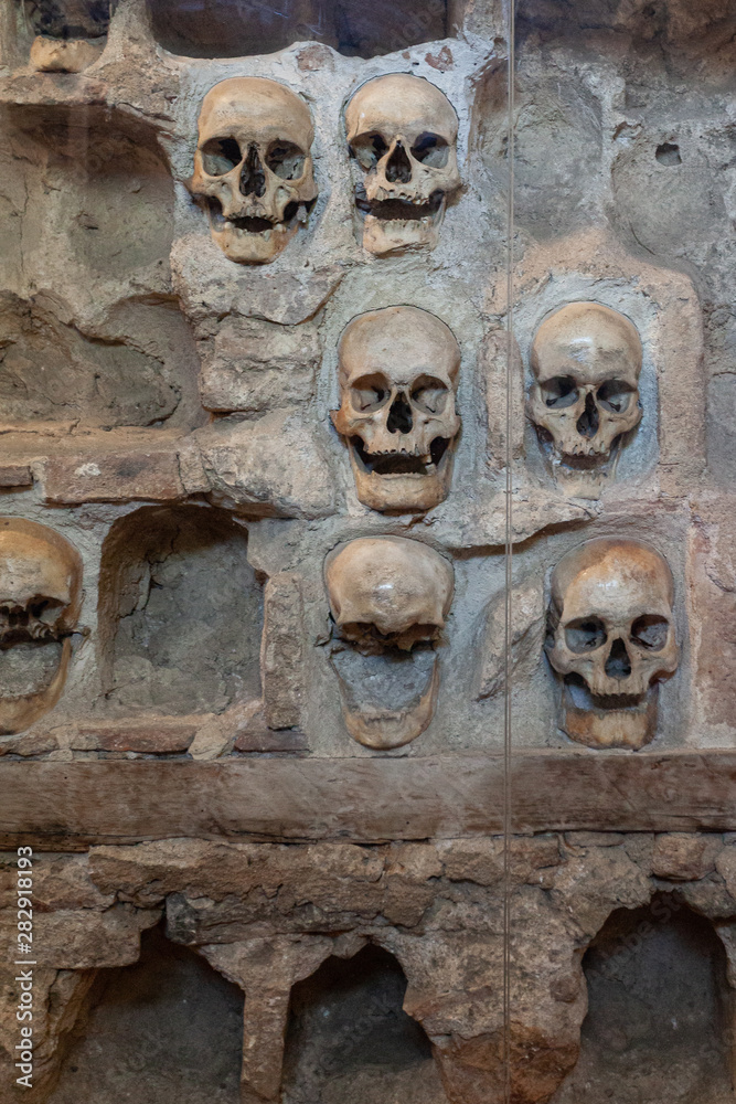 Skull Tower Interior, Nis, Serbia