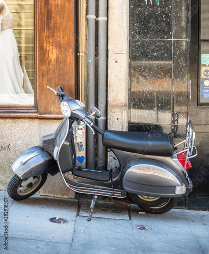 Silver Scooter