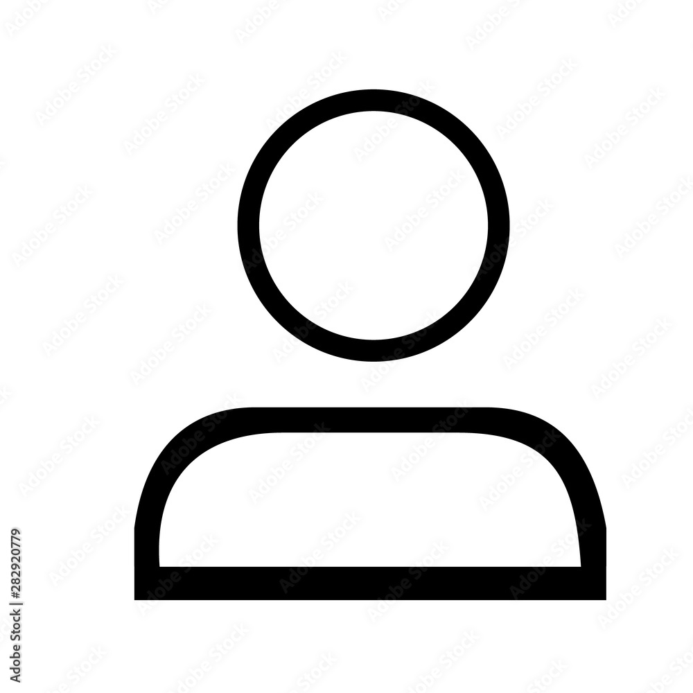 person icon. symbol of a man, person vector illustration person icon. symbol of a man, person vector illustration