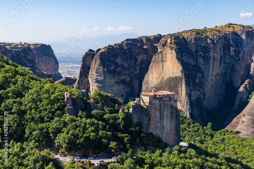 Roussanou Monastery at Meteora Monasteries in Trikala region, Greece.
