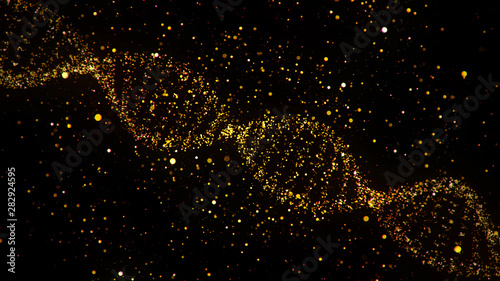 Abstract DNA Particles