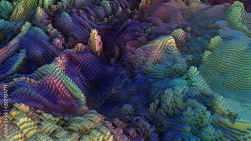 Abstract Landscape Block	