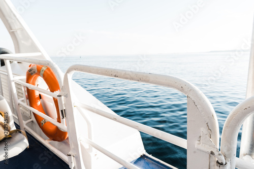 Ferry Ride on the Open Blue Ocean 