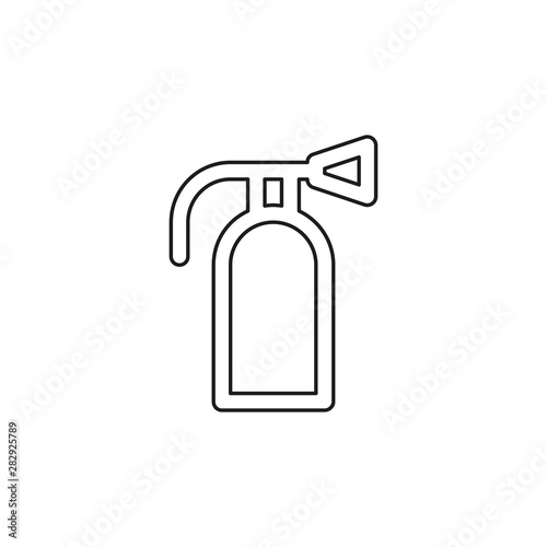 fire extinguisher icon - safety symbol protection