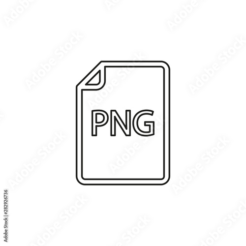 download PNG document icon - vector file format