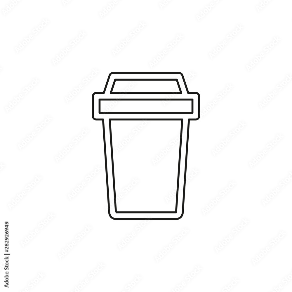 vector disposable paper cup, coffee drink icon vector disposable paper cup, coffee drink icon