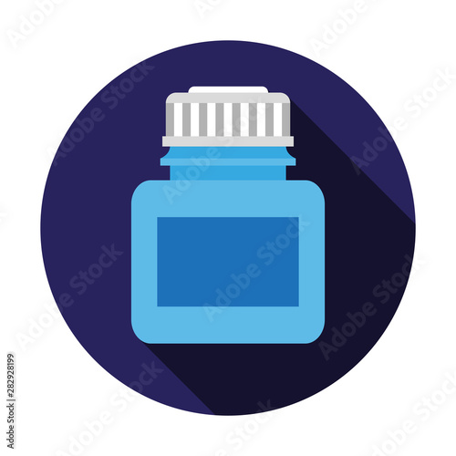 Vial for medications. Vector