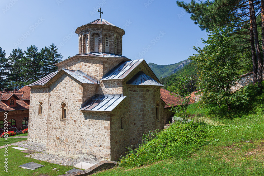Naklejka premium Monastery of the Holy Trinity, Serbia