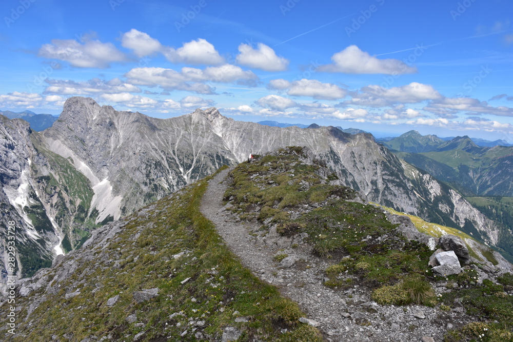 Karwendel Rappenspitze Wanderung Gipfel