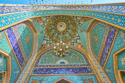 The portal of Imamzadeh Saleh Holy Shrine, Tehran, Iran photo