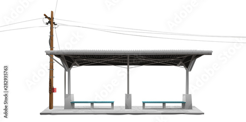 Japanese station vector art