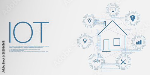 Internet of things (IOT), devices and connectivity concepts on a network, cloud at center. digital circuit board above the planet Earth.