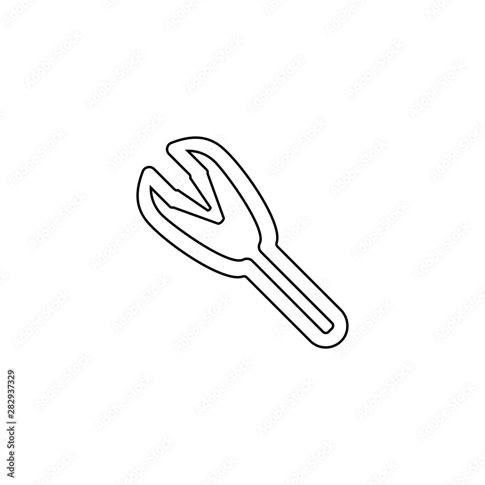 Wrench icon. Repair tool sign Wrench icon. Repair tool sign