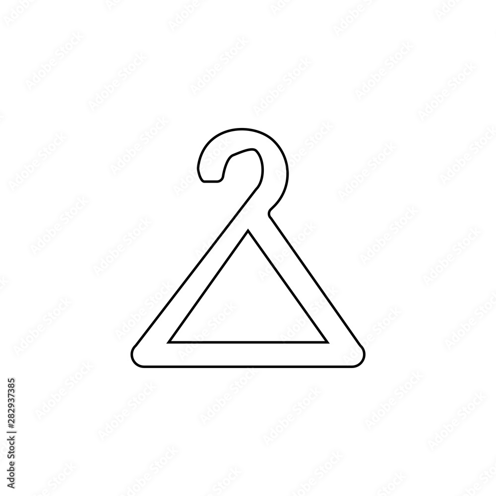 Clothes hanger icon. Fashion symbol Clothes hanger icon. Fashion symbol