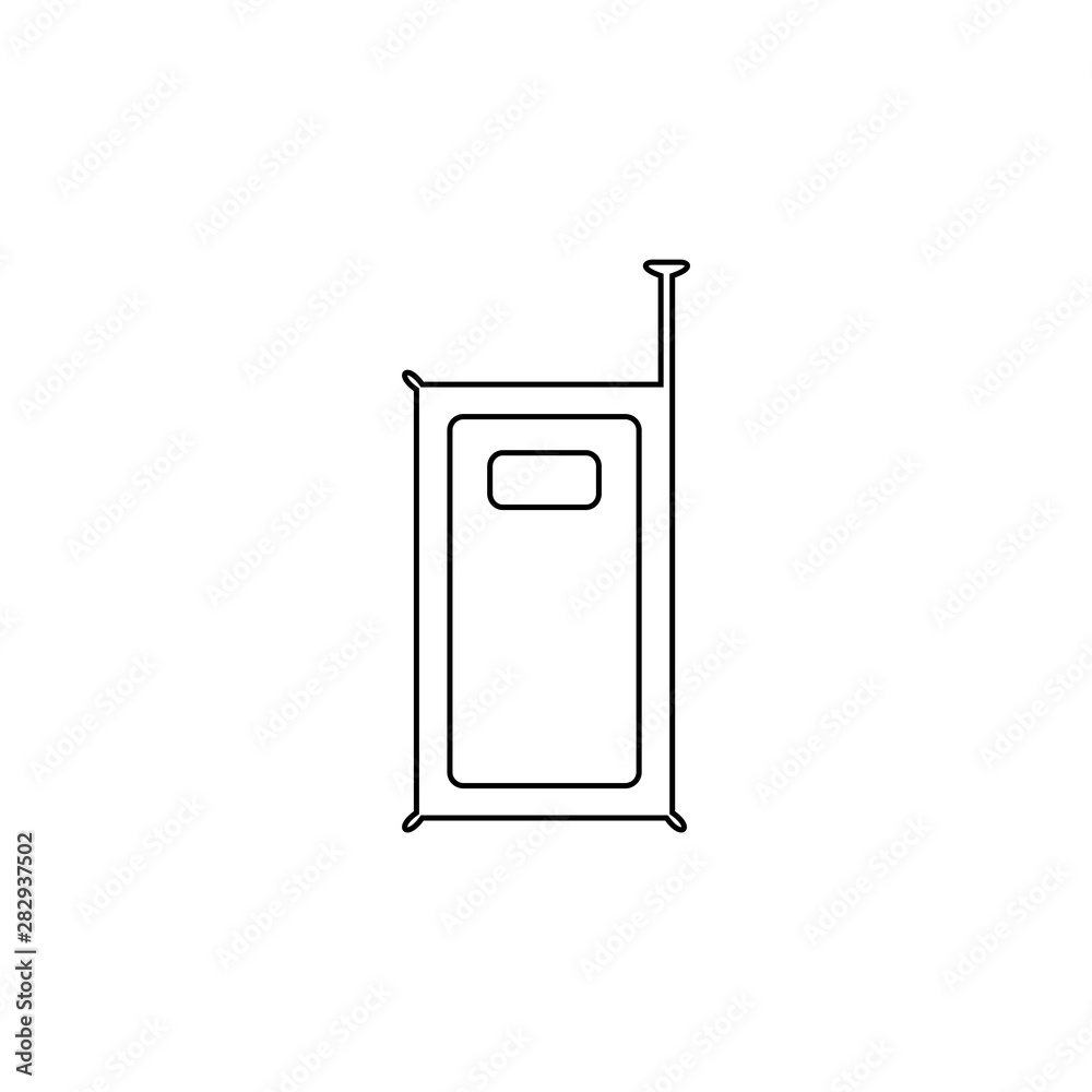 Mobile phone icon. Call service button Mobile phone icon. Call service button