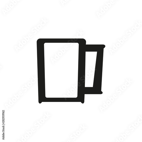 Coffee cup icon. Hot drink symbol