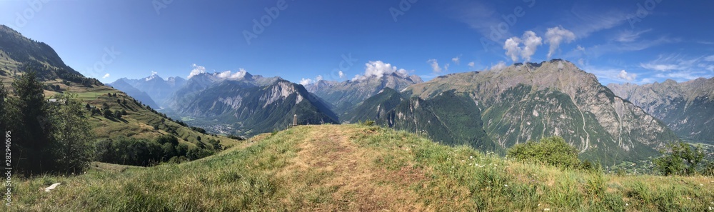 Panorama französische Alpen