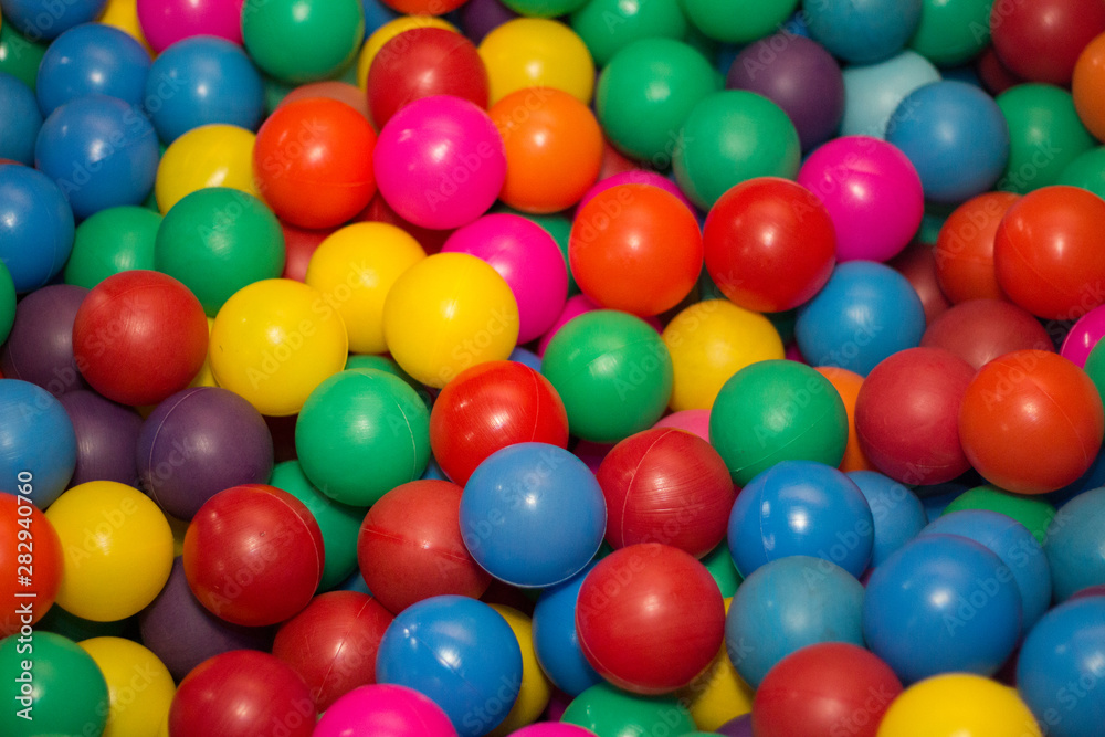 colorful balls on a blue background colorful balls on a blue background