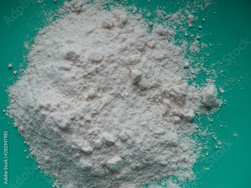 white flour powder