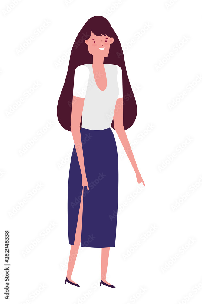 Avatar woman vector design vector illustration