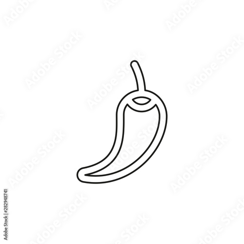 vector hot chilli pepper illustration