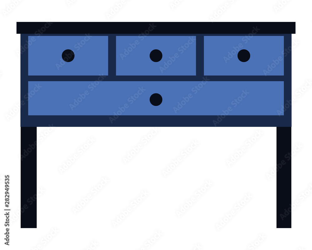 Isolated desk table design vector illustration Isolated desk table design vector illustration