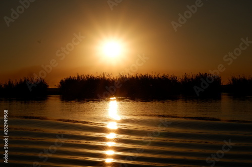 Chobe riber sunset photo
