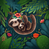Cute sloths