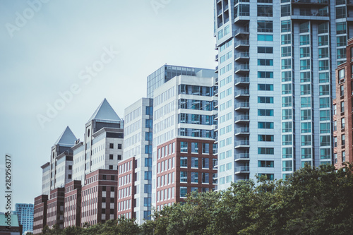 modern building in city