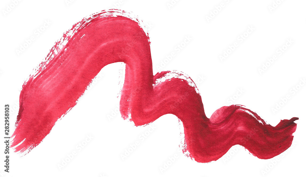red paint splash smear isolated on white background watercolor lipstick red paint splash smear isolated on white background watercolor lipstick