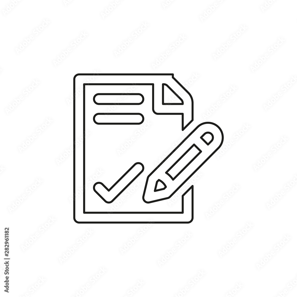 vector sign contract illustration, business vector sign contract illustration, business