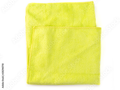 Microfiber Cleaning Cloth , on white background.