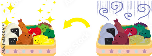 お弁当の食中毒注意喚起