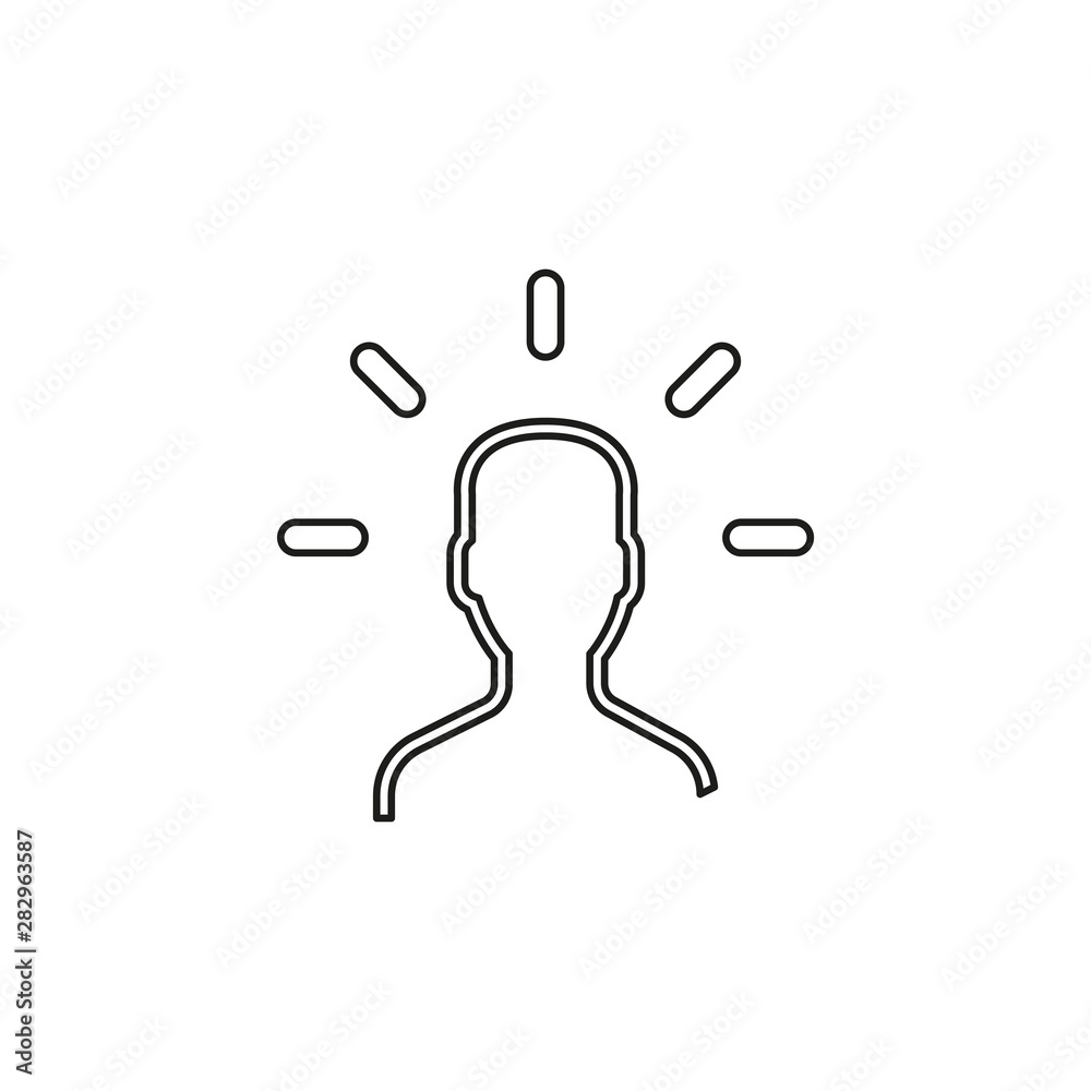 Mind icon. Logo element illustration. Mind icon. Logo element illustration.