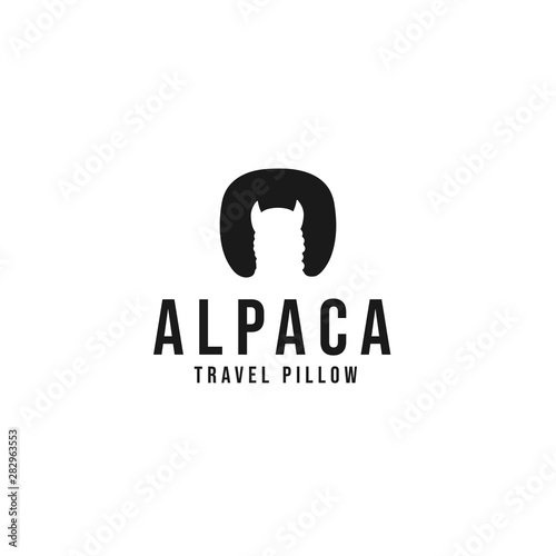 alpaca travel pillow logo